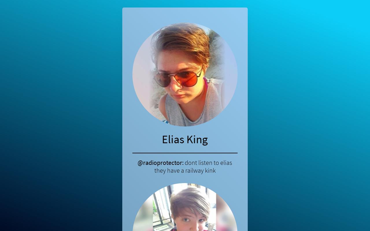 Carrd profile picture for @elias